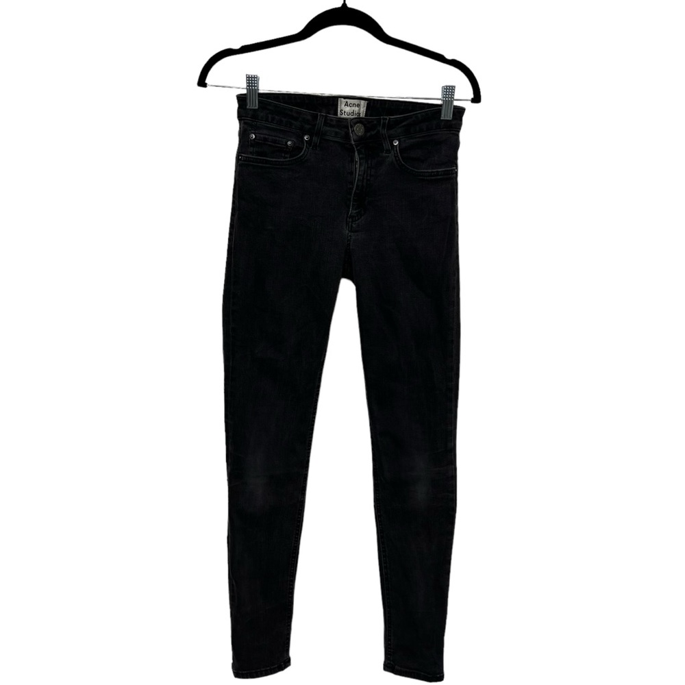 ACNE STUDIOS Style: Skin 5 Used Black Skinny Jeans Size 26
